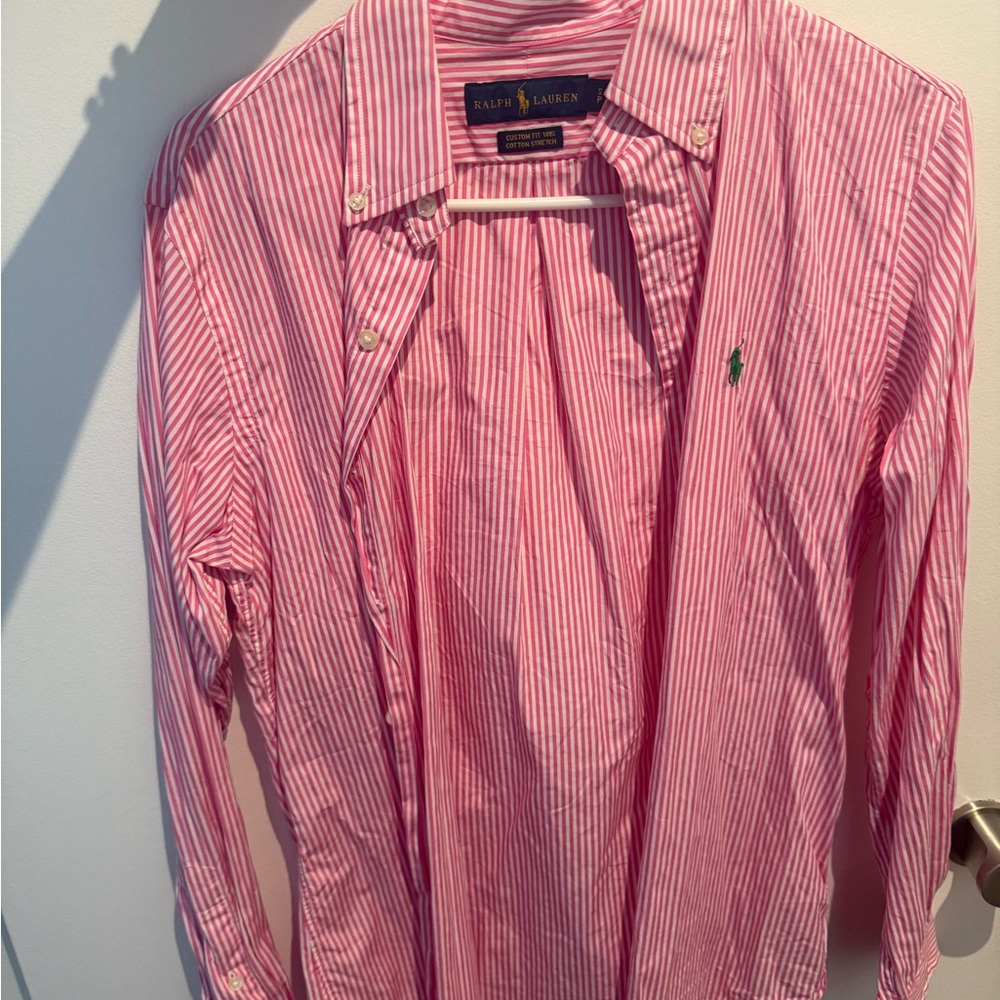 Ralph Lauren Pink Casual Button Down Shirt
